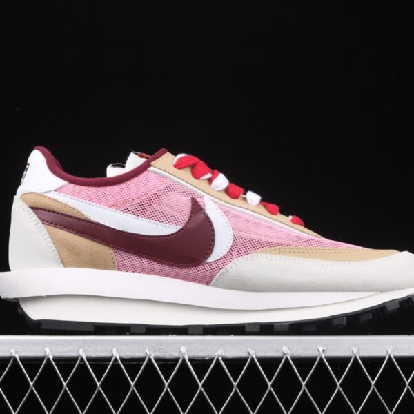 Sacai x Nk LVD Waffle Daybreak, Swoosh Pink Grey White