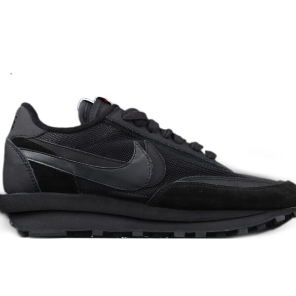 Sacai x Nk LVD Waffle Daybreak, White Black Nylon