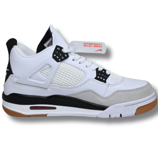 Nike SB X Air Jordan 4 White Gray Black