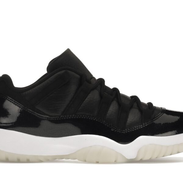 Jordan 11 Retro Low 72-10, Black/White/Sail/Gym Red