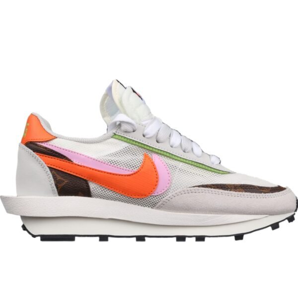 Sacai x Nike LVD Waffle Daybreak Medium Grey/Orange-Pink