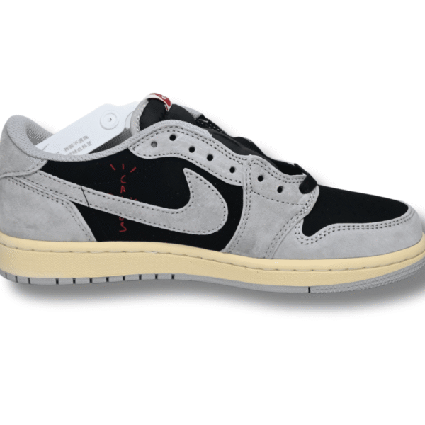 Travis Scott x Air Jordan 1 Low Smoke Grey-Black